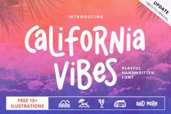 California Vibes - Playful Handwritten Font